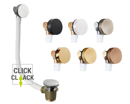 Vízfeltöltős, Click-Clack le- és túlfolyó kerek