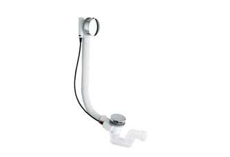 Hosszú automata le- és túlfolyó (80 cm) lapos szifonnal