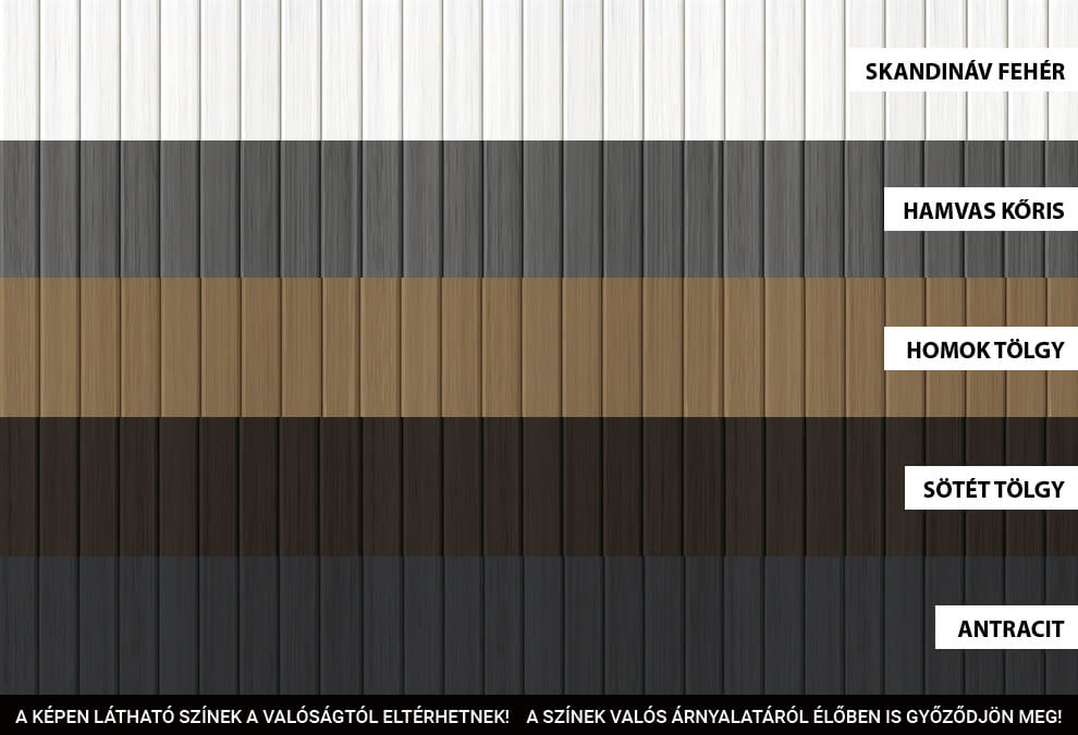 M-Acryl everwood k&aacute;d elő- &eacute;s oldallap