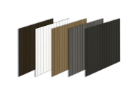 Everwood műanyag oldallap egyenes kádakhoz (többféle színben)