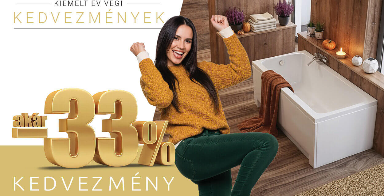 M-Acryl csomagakció – Viva egyenes akril kádakra