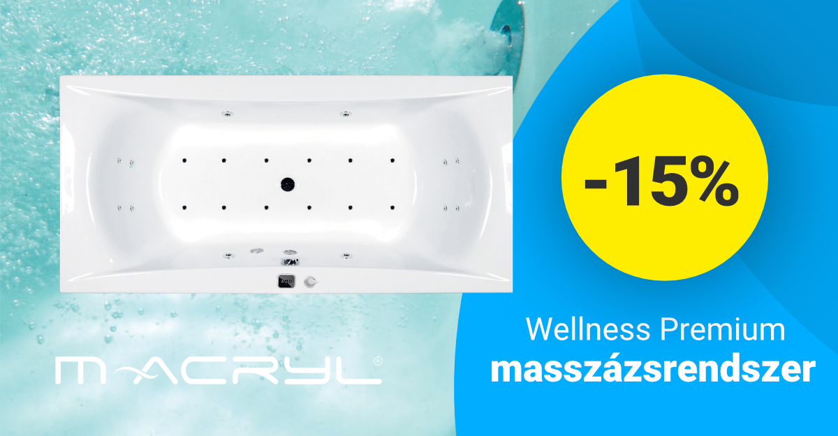 M-Acryl Wellness Premium masszázsrendszer