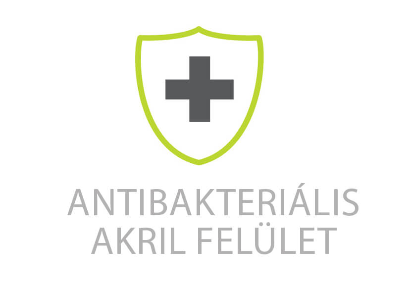 antibakteriális akril felület ikon