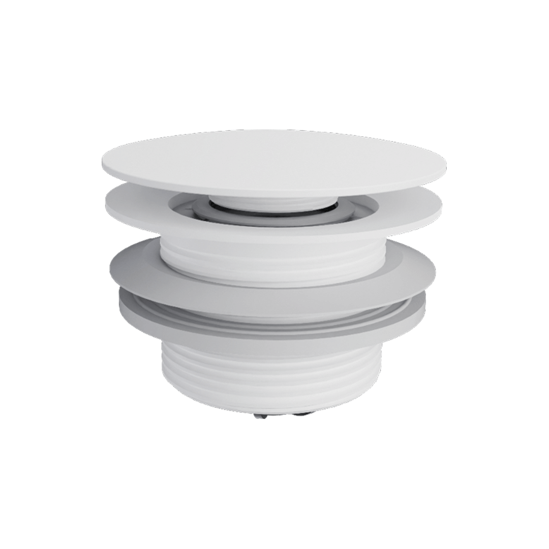 M-Acryl Prestige kád kiegészítő, színes lefolyó, fehér lefolyó, kádlefolyó, fehér fürdőszoba