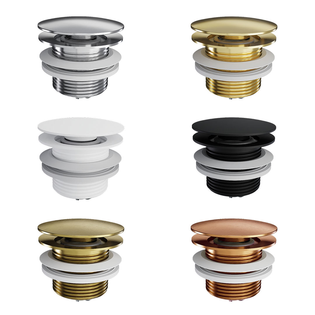 M-Acryl Prestige kád kiegészítő, színes lefolyó, kád lefolyó, fürdőszoba lefolyó, kádlefolyó